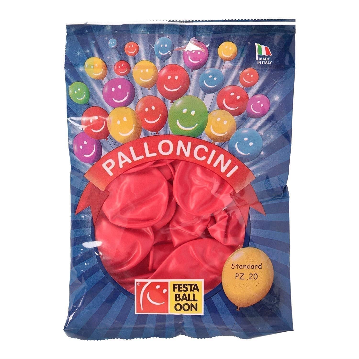 Giocoplast: Palloncino Standard Medium Rosso (20 Pz)