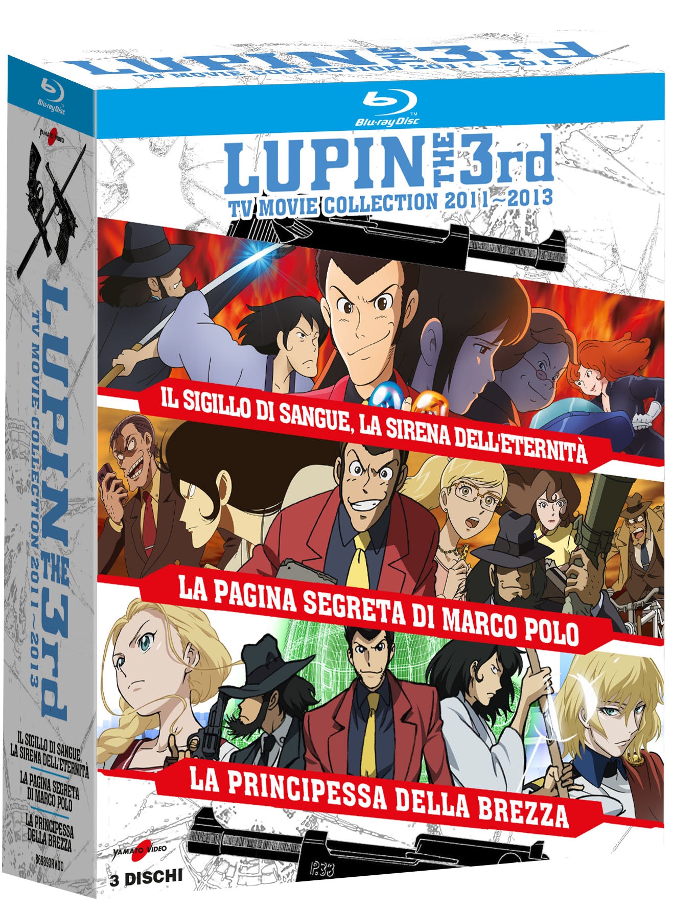 Lupin III - Tv Movie Collection 2011-2013 (3 Blu-Ray)