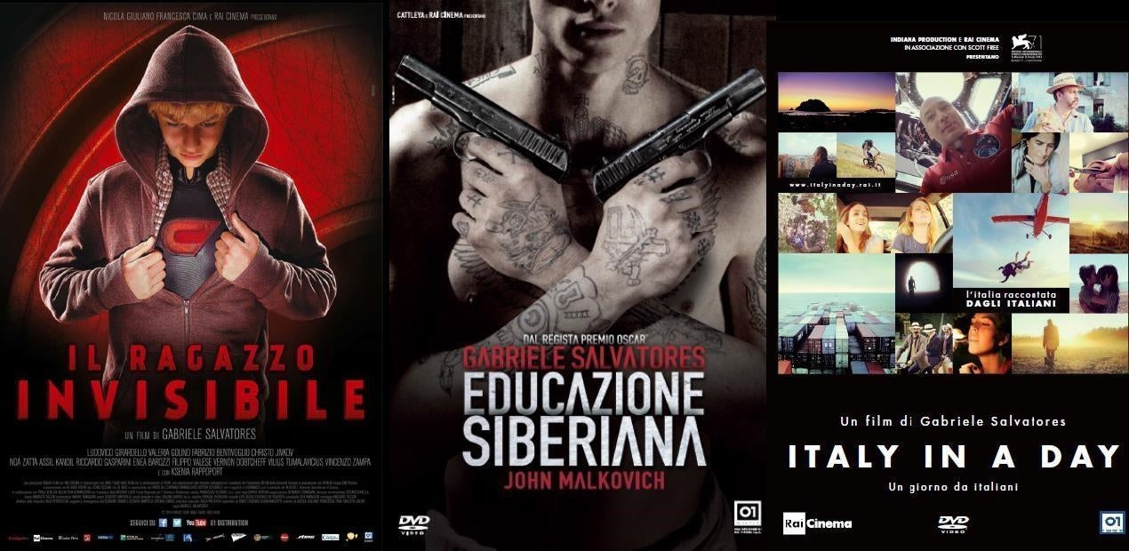Gabriele Salvatores: Ragazzo Invisibile (Il) / Educazione Siberiana / Italy In A Day (3 Dvd)