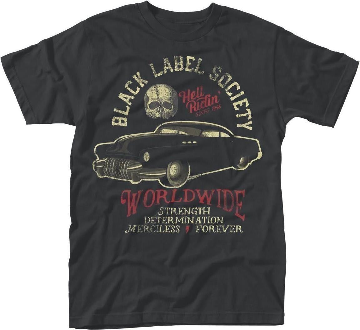 Black Label Society: Hell Riding Hot Rod (T-Shirt Unisex Tg. XL)