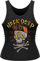 Neck Deep: Skulls (Canotta Donna Tg. L)