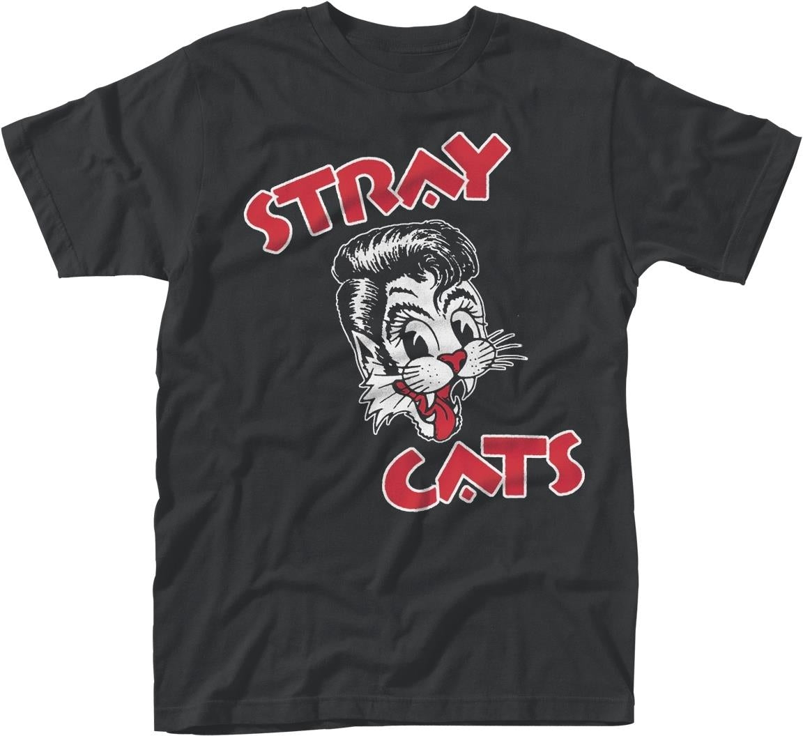 Stray Cats - Cat Logo (T-Shirt Unisex Tg. S)