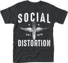 Social Distortion: Winged Wheel (T-Shirt Unisex Tg. L)