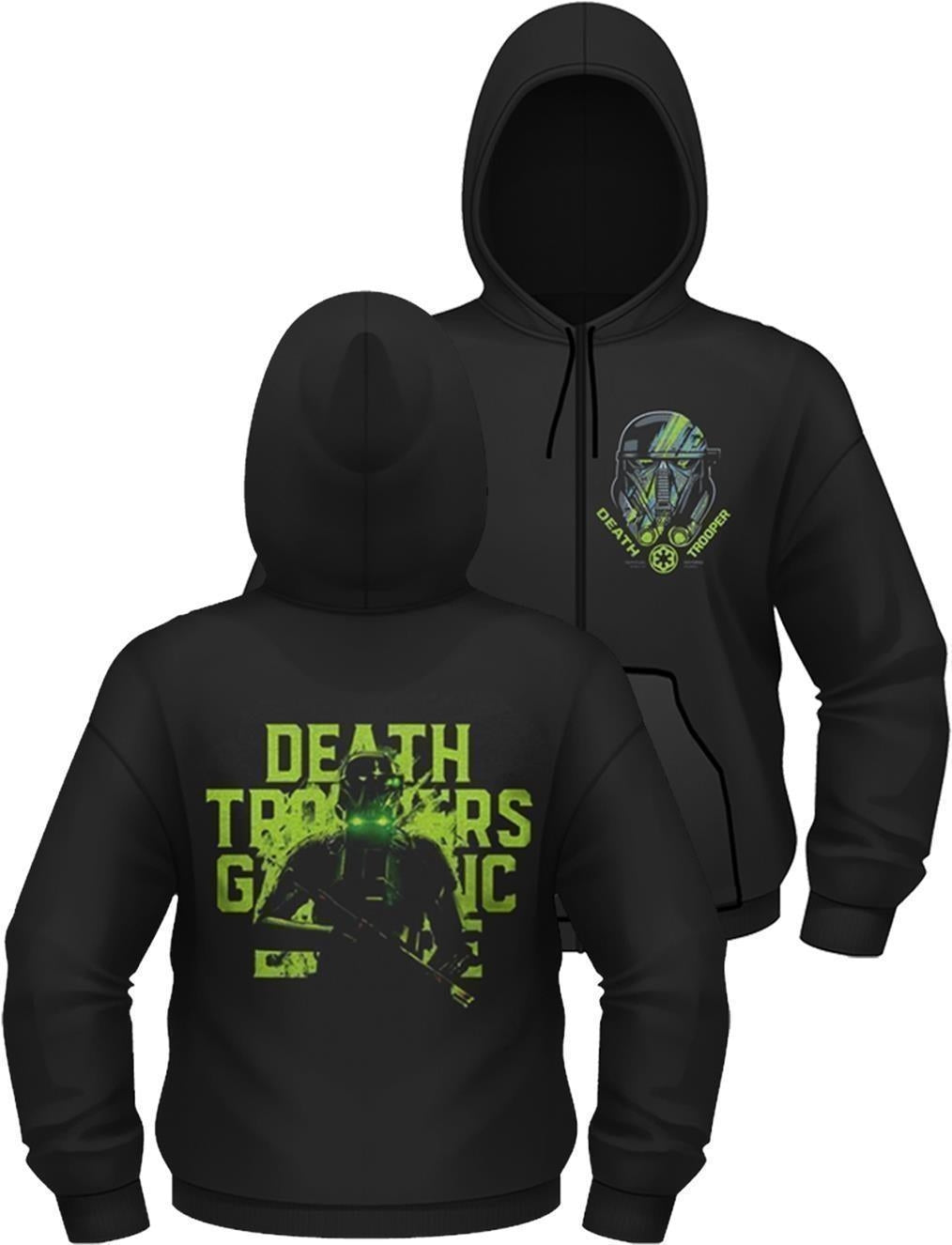 Star Wars: Rogue One - Death Trooper With Zip Unisex (Felpa Con Cappuccio Tg. S)