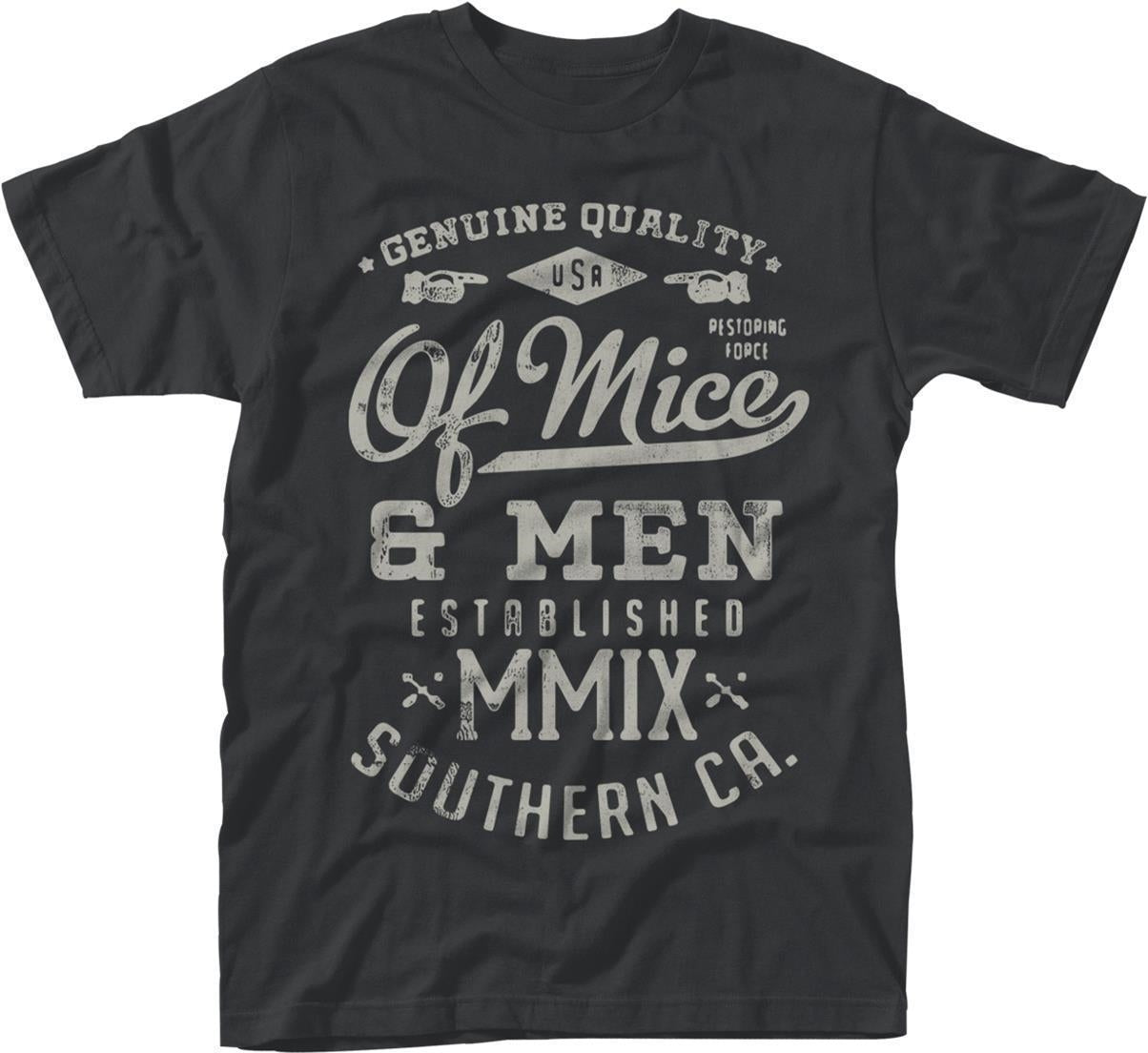 Of Mice & Men: Genuine (Black) (T-Shirt Unisex Tg. S)