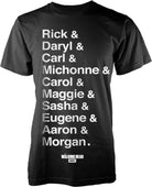 Walking Dead (The): Names (T-Shirt Unisex Tg. M)