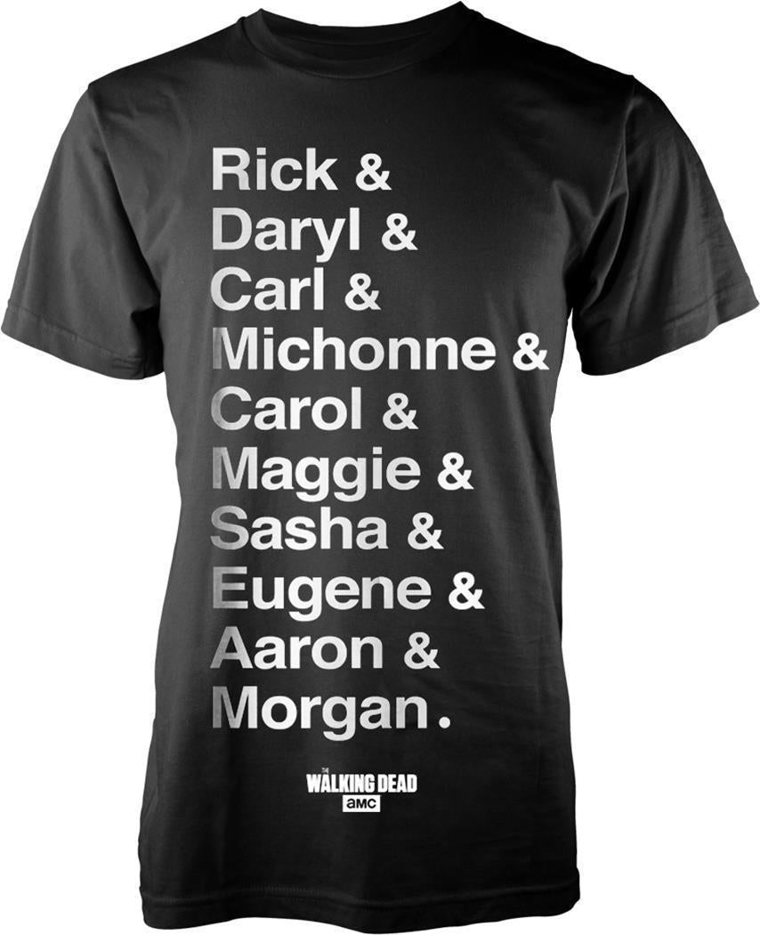 Walking Dead (The): Names (T-Shirt Unisex Tg. M)