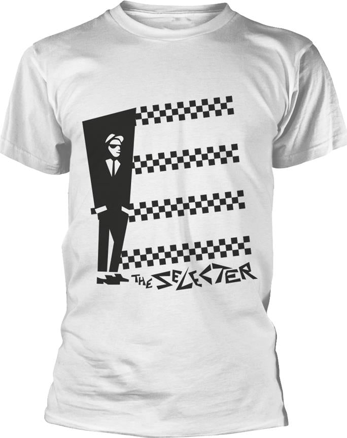 Selecter (The): Two Tone Stripes (White) (T-Shirt Unisex Tg. XL)