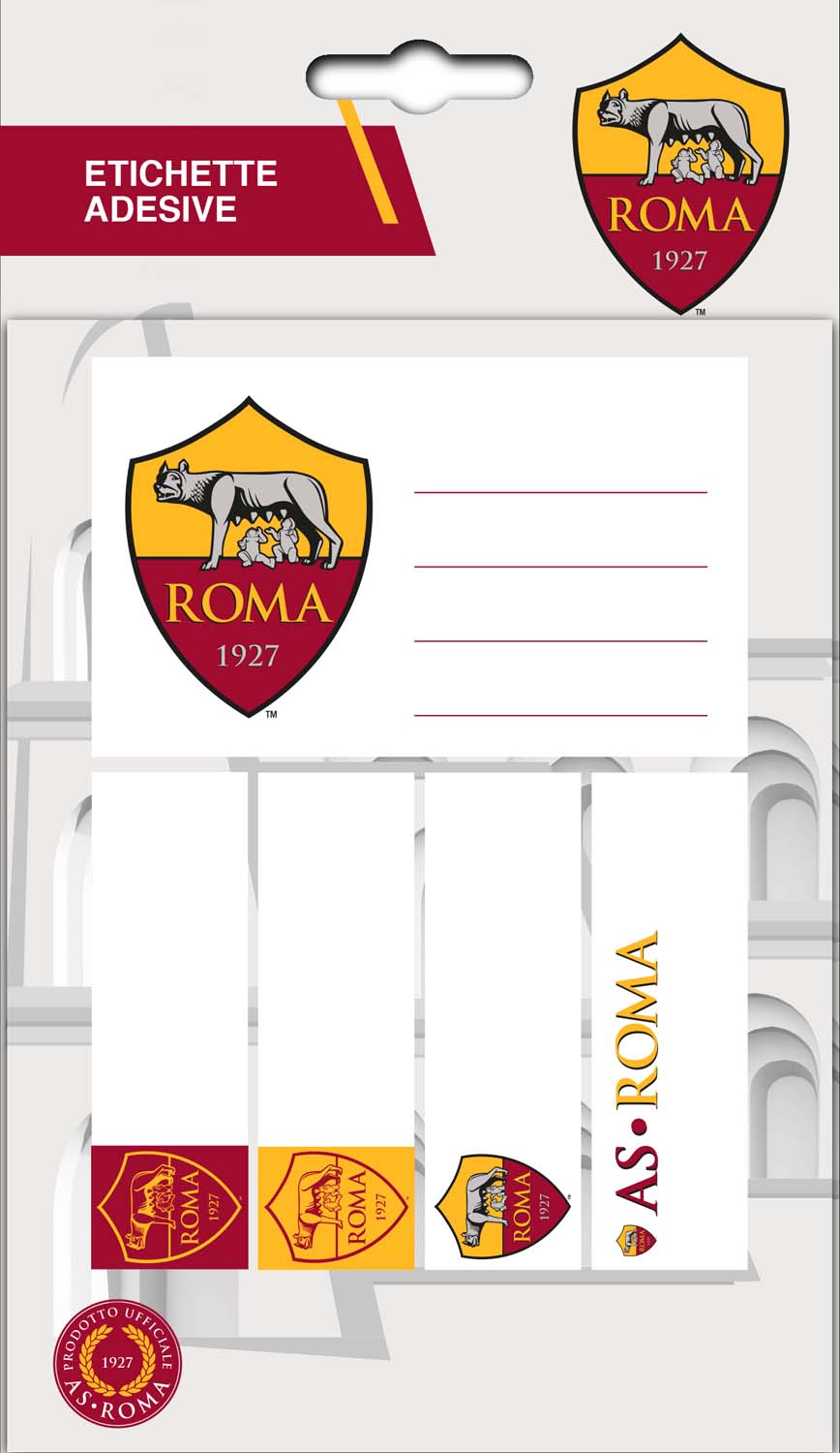 Calcio: Imagicom - As Roma Sticky Labels Logo