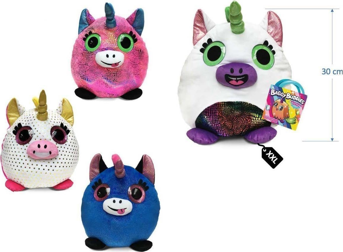 Grandi Giochi: Baggy Buddies - Unicorno 30 Cm (Assortimento)