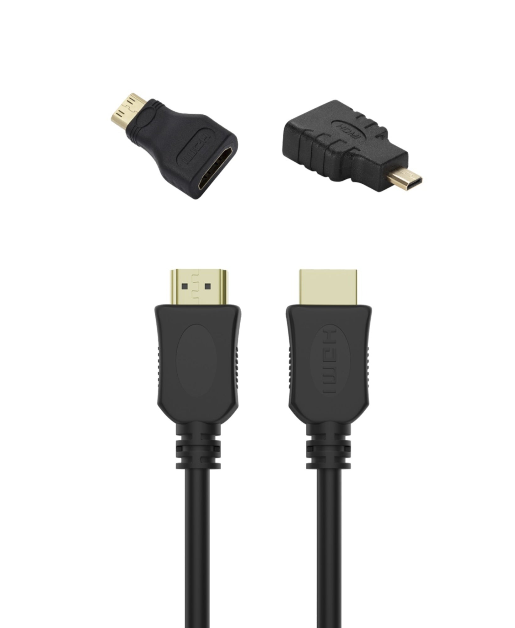 Unico: Cavo Hdmi Con Adattatore Mini Hdmi