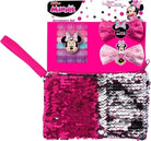 Disney: Joy Toy - Minnie Set Con 6 Elastici, 2 Pinze Per Capelli E Borsettina