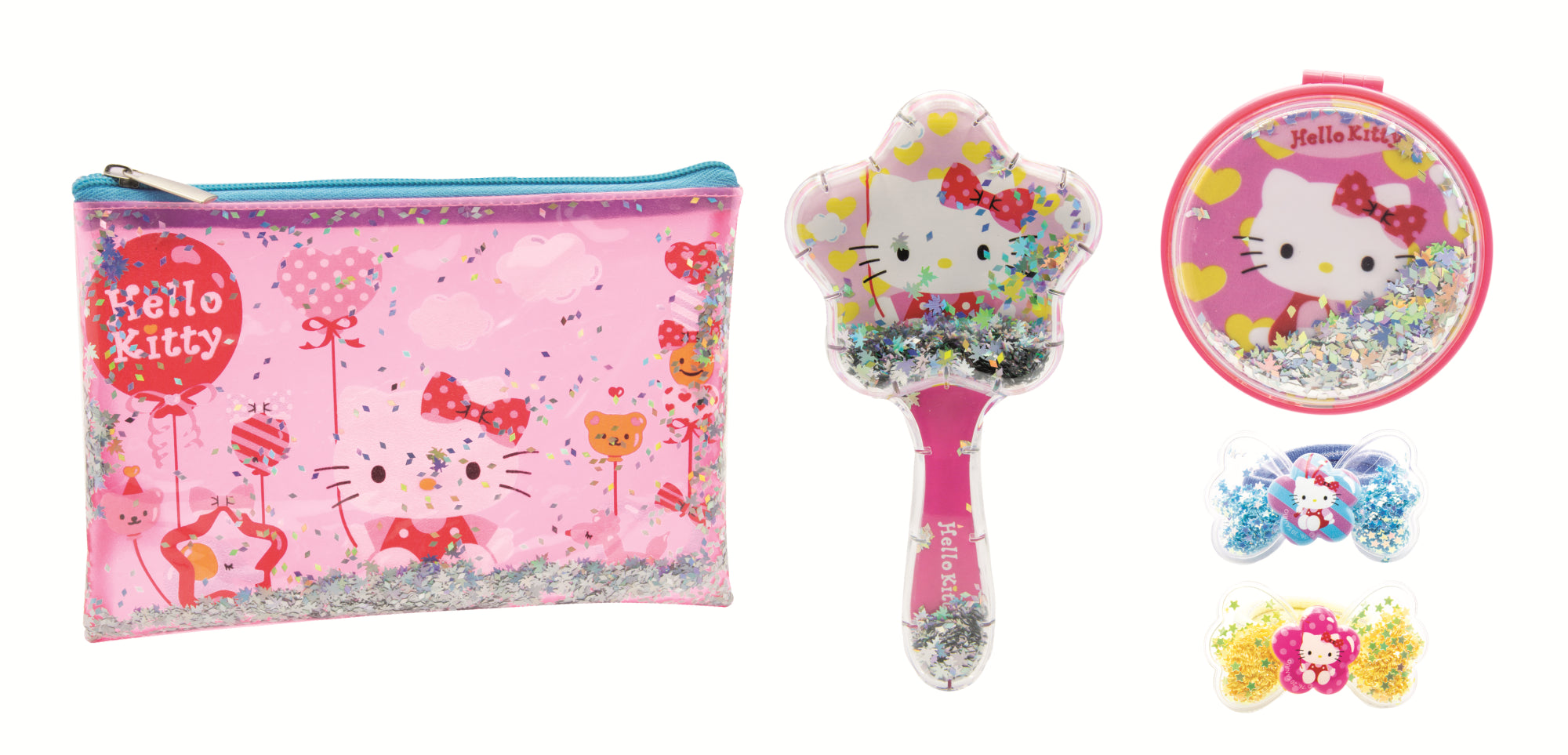 Hello Kitty: Joy Toy - Borsetta Necessaire Set 5 Pz