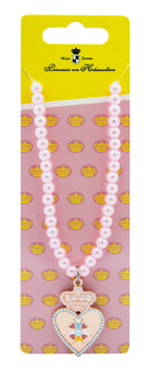 Disney: Joy Toy - Ordine Delle Principesse Collana Con Perle E Ciondolo In Metallo 5,5X1,5X17 Cm