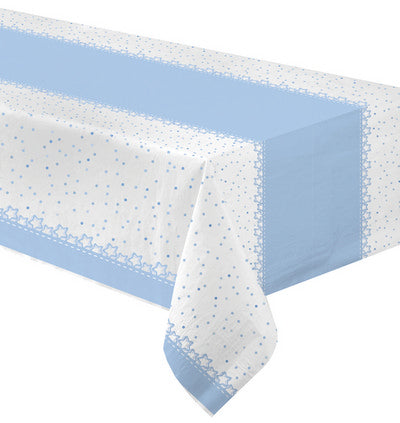 Bigiemme: Party: Tovaglia Carta 120X180 Cm Baby Stelle Azzurro Q