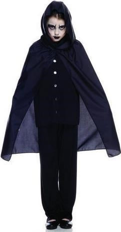 Bigiemme: Party: Mant. Tessuto Nero Con Cappuccio - 70 Cm