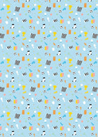 Calcio: Imagicom - Wpapjuv101 - Juventus Pattern Juventus Kids Wall Stickers 100X254