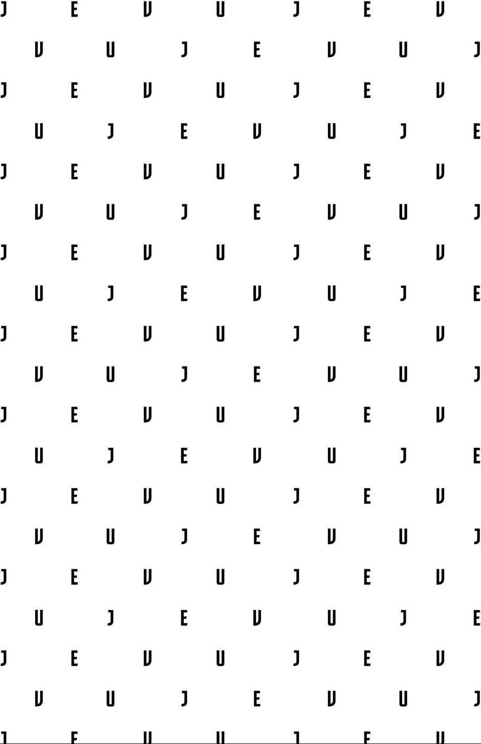 Calcio: Imagicom - Wpapjuv103 - Juventus Pattern We Are Juventus Wall Stickers 100X254