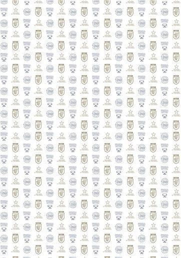 Calcio: Imagicom - Wpapint303 - Inter Pattern We Are Inter Wall Stickers 300X254