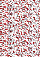 Calcio: Imagicom - Wpapmil102 - Milan Pattern Kids Milan Wall Stickers 100X254