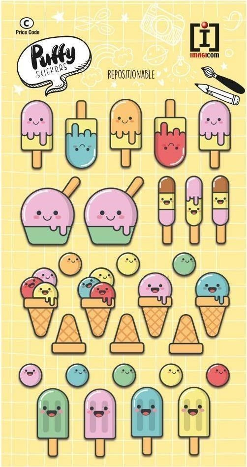 Imagicom: Pastel Rainbow: Puffy Ice Cream