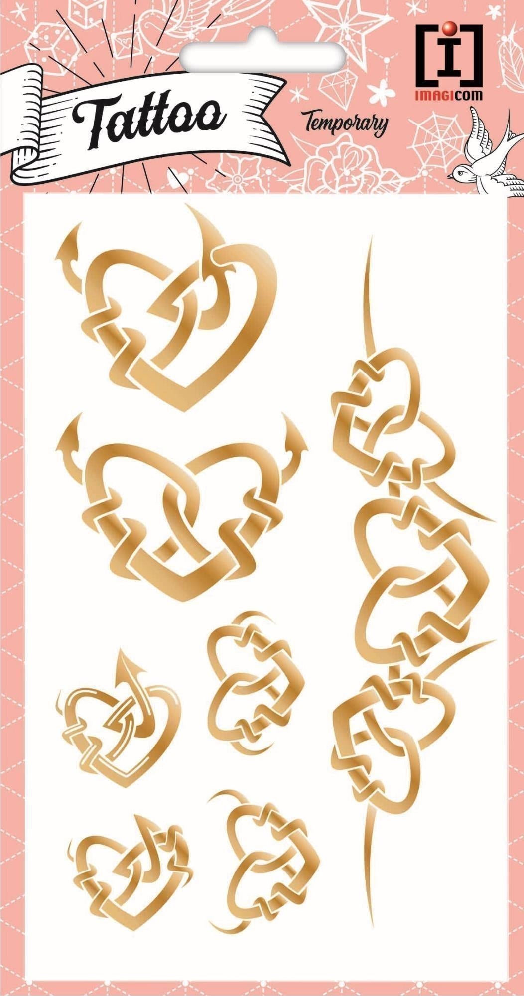 Imagicom: Metallic Tribal: Tattoo Heart