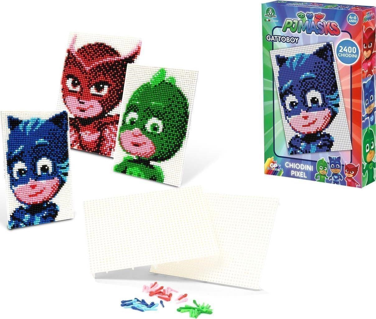 Pj Masks: Chiodini Pixel 2.400 Pz (4/6 Anni)