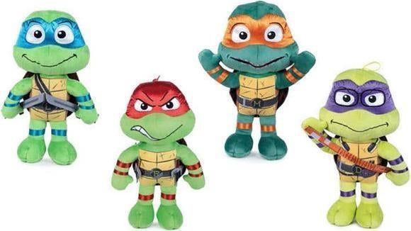 Teenage Mutant Ninja Turtles: Grandi Giochi - Movie - Peluche 30 Cm (Assortimento)