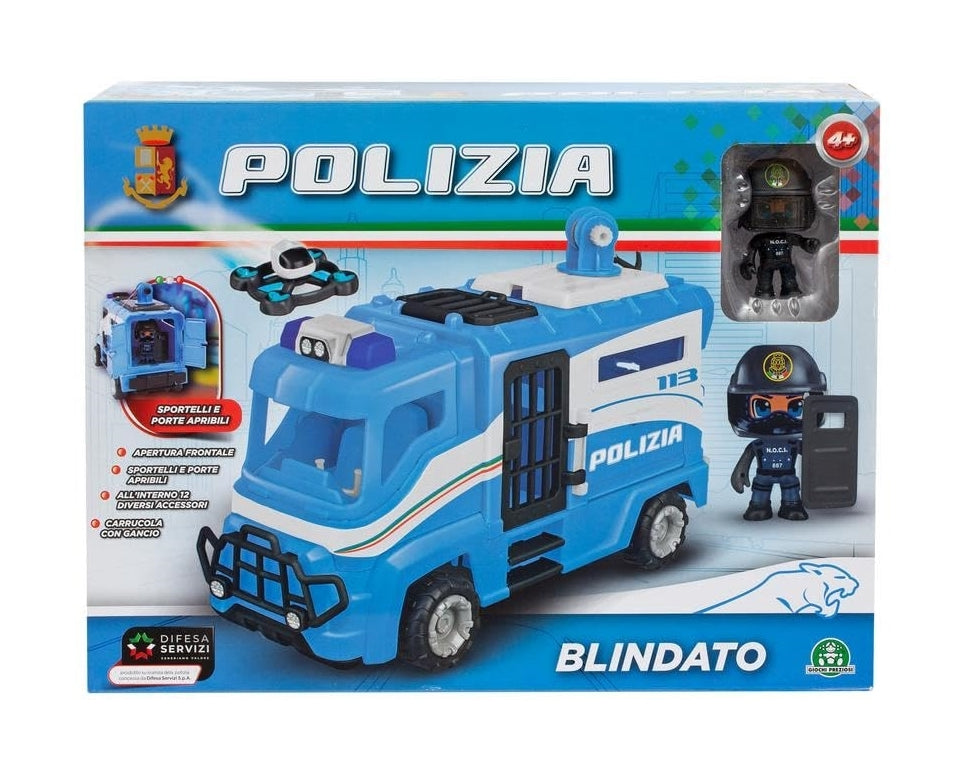 Polizia: Giochi Preziosi - Blindato Con Personaggio