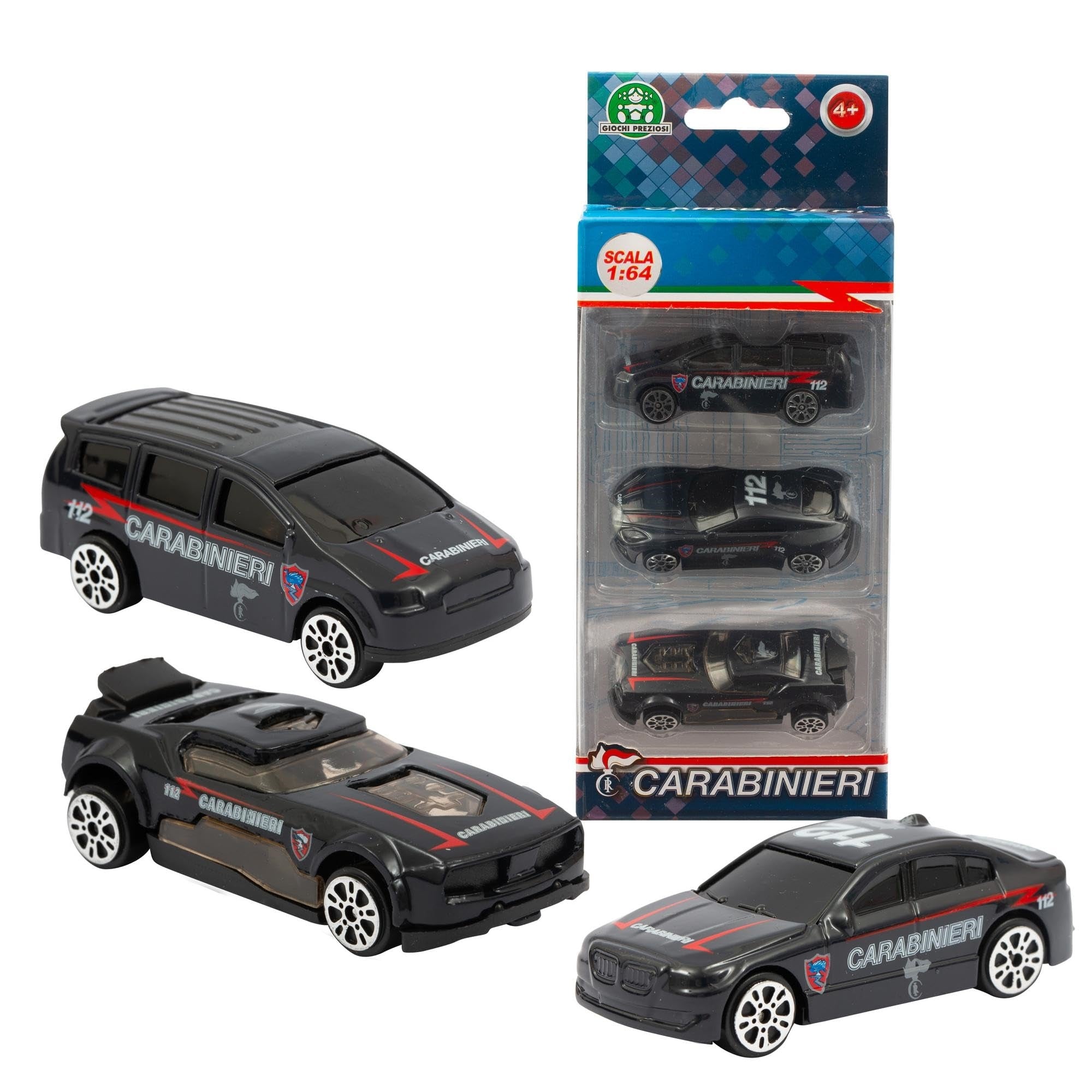 Carabinieri: Giochi Preziosi - Die Cast 1:64  Pack 3 Veicoli Modello 1