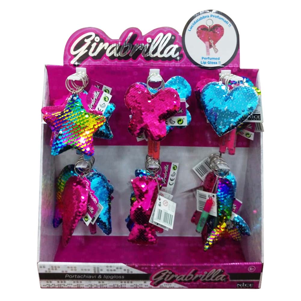 Girabrilla: Keychain And Lip Gloss