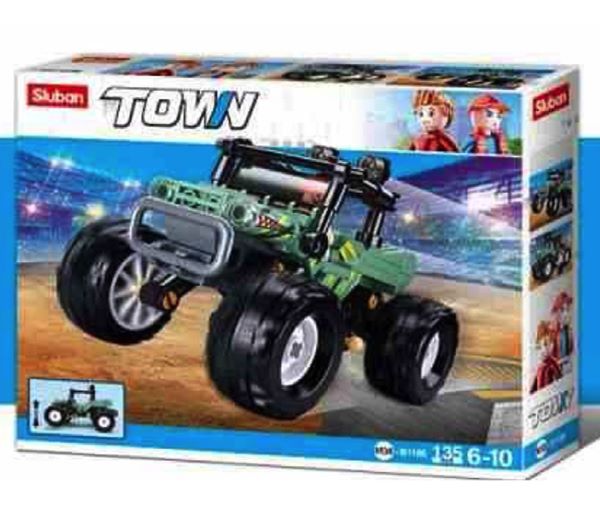Sluban: Citta - Off Road Vehicle Green 155 Pz