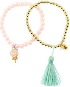 Nice: Precious - Pink & Cotton Bracciale 2 Pz.