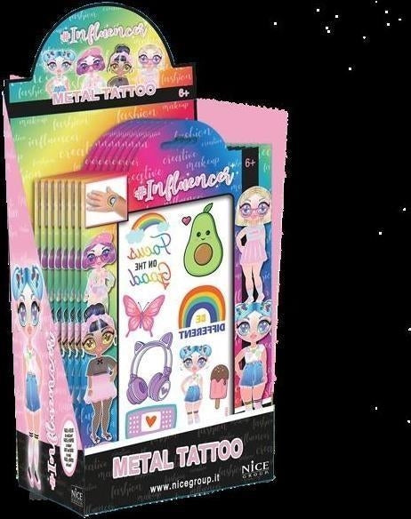 Nice: Influencer Metal Tattoo Blister