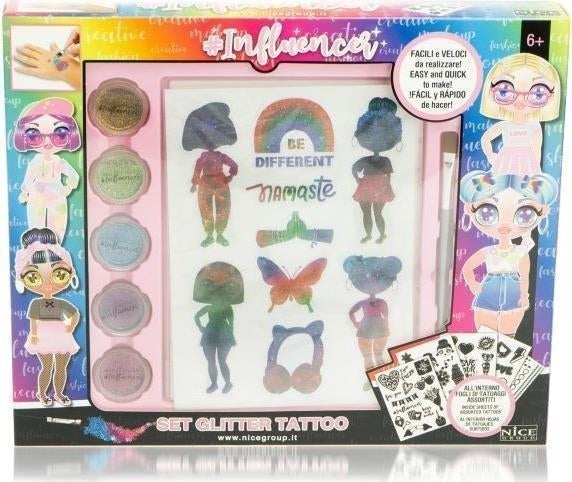 Nice: Influencer Set Glitter Tattoo