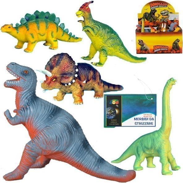 Ginmar: Animali - (007B) - Dinosauro Morbido Ass. In Dbx