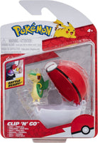 Pokemon: Rei Toys - Clip N Go Serie 3 - Clip N Go Snivy E Poke Ball