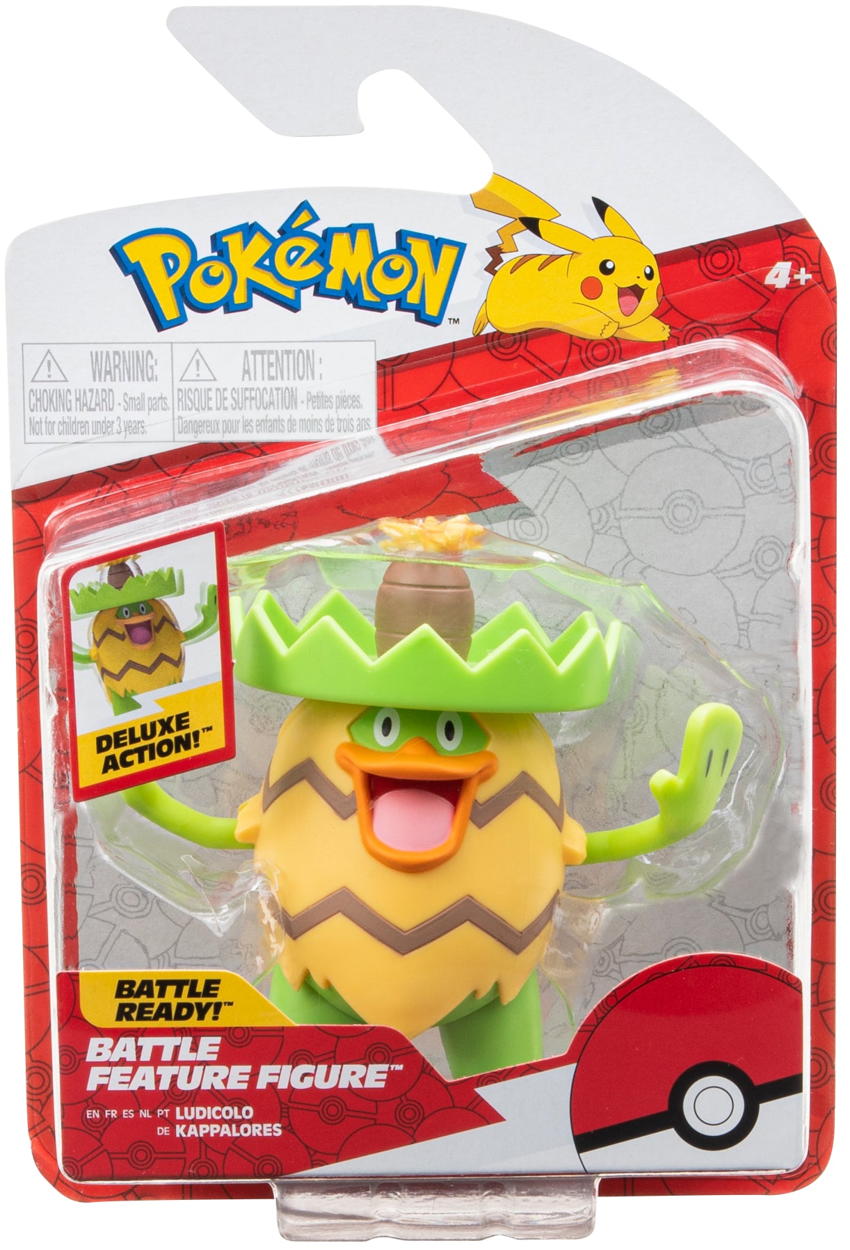 Pokemon: Rei Toys - Personaggio Con Funzione Serie 3 - Ludicolo