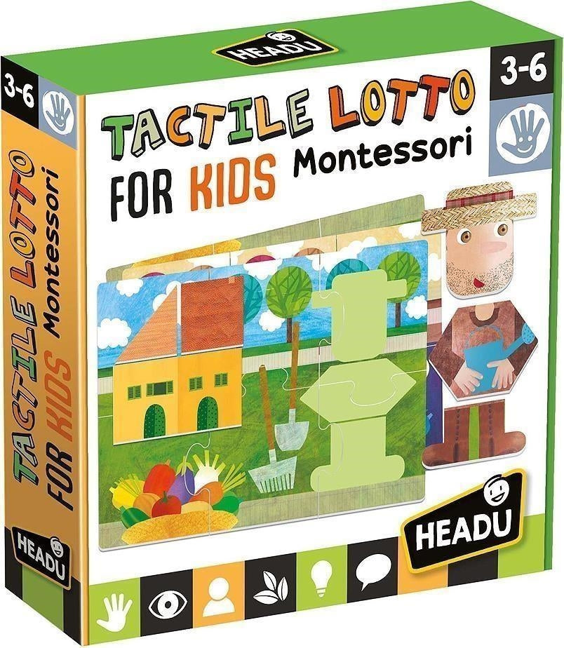 Headu: Montessori - Tactile Lotto For Kids 