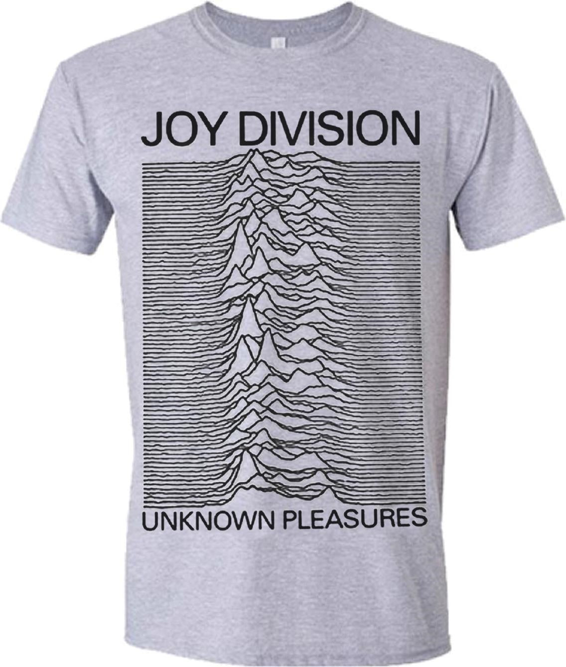 Joy Division: Unknown Pleasures (Grey) (T-Shirt Unisex Tg. M)