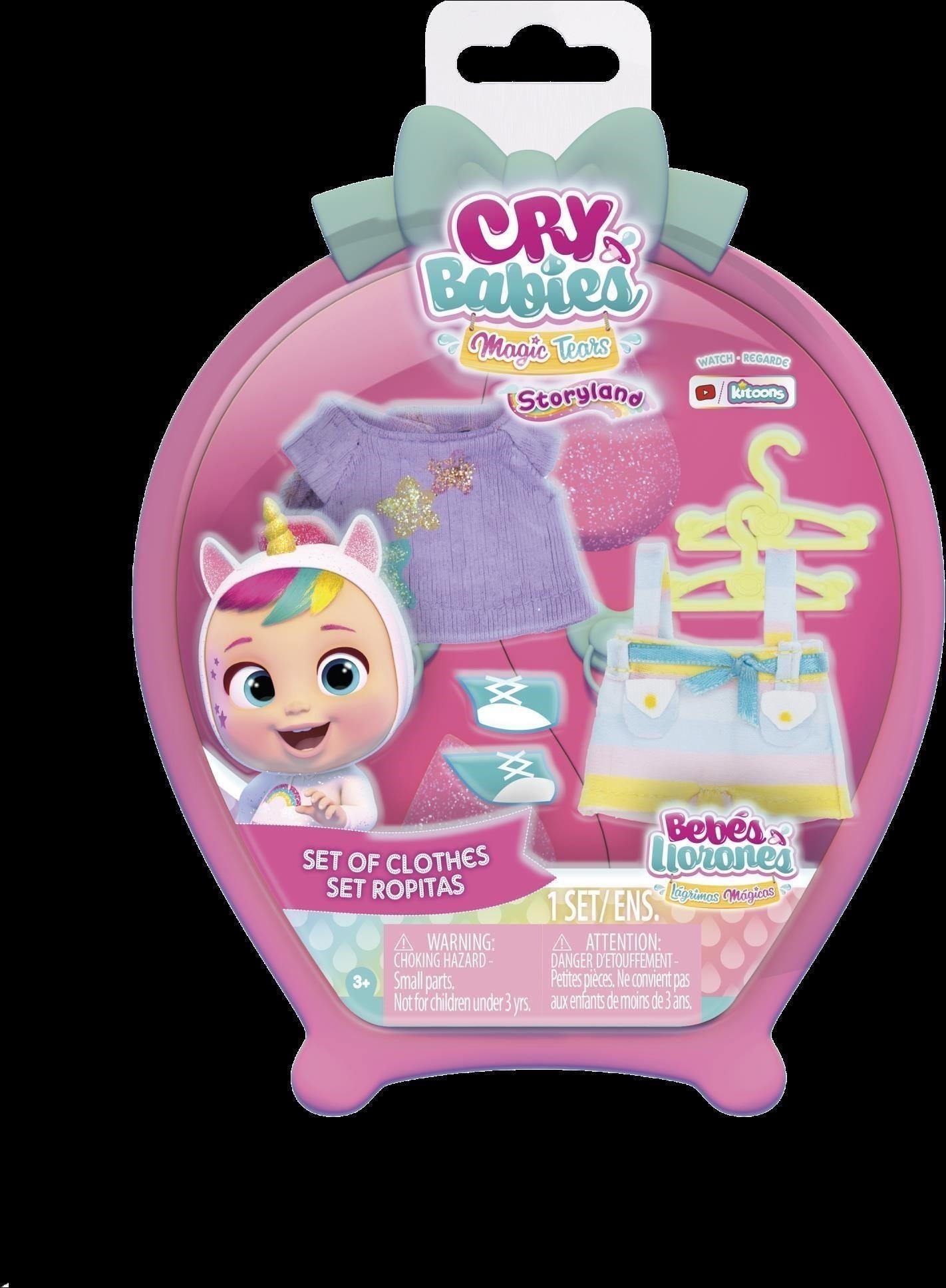 Imc Toys: Cry Babies - Magic Tears - Set Of Clothes W1 (Assortimento)