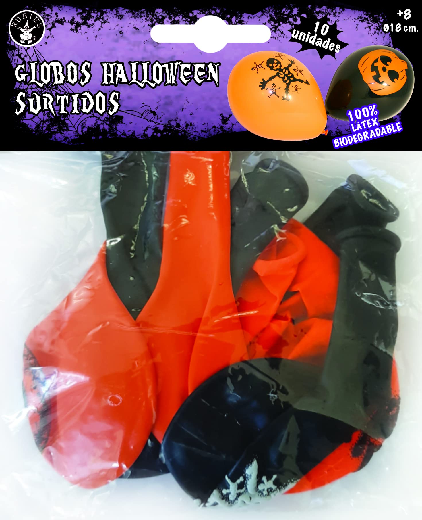 Rubies: Palloncini Decorati Halloween Ass. (10 Pz)