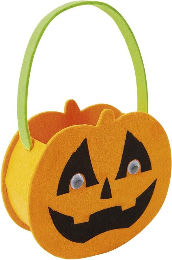 Rubies: Pumpkins - Borsa Portacaramelle Zucca Feltro Con Occhi Mobili