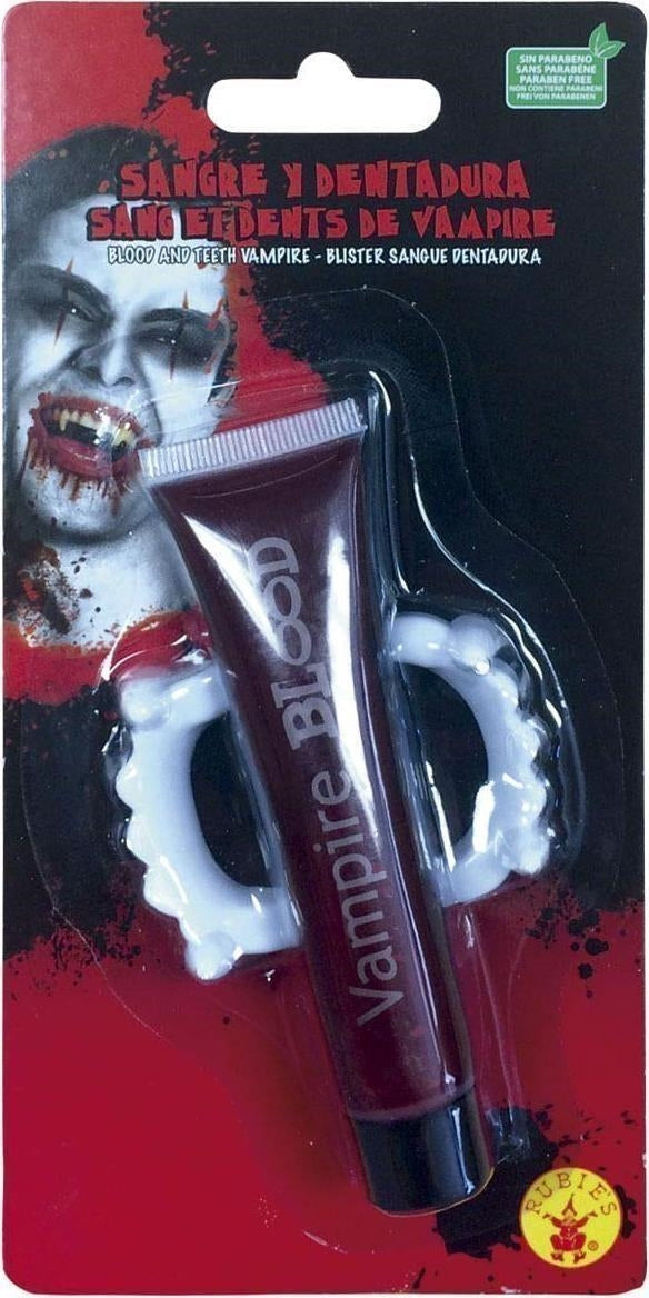 Rubies: Vampires - Blister Sangue E Dentiera Vampiro (Kit Trucco Effetti Speciali)