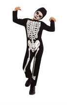 Rubies: Skeletons - Costume Scheletrino Bambino (Tuta E Cappello Stampati Tg. L)