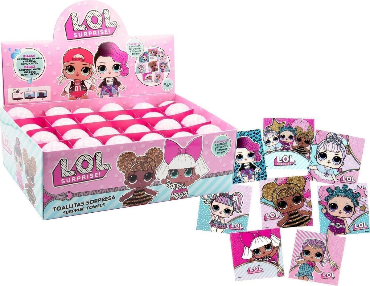 L.O.L. Surprise - Asciugamano Magico 20X20 Cm (Assortimento)
