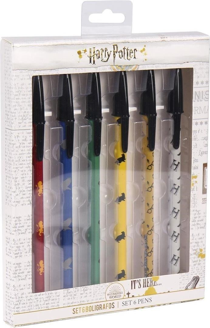 Harry Potter: Cerd - Set 6 Pens