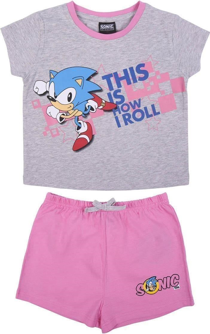 Sonic: Grey (Pigiama Manica Corta Bambino 14 Anni)