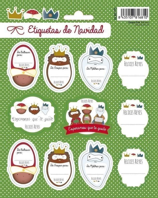 Grupo Erik: Felices Reyes (Etichette Natalizie)