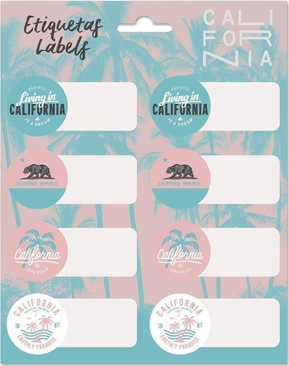 California (Etichette Adesive)